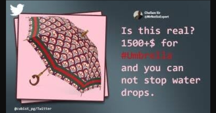 Payung Mahal Gucci dan Adidas yang Menghebohkan China